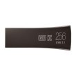 USB флеш, 256GB, Samsung Bar Plus Black (MUF-256BE4/APC) метал, чорний, USB 3.1