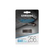 USB флеш, 256GB, Samsung Bar Plus Black (MUF-256BE4/APC) метал, чорний, USB 3.1