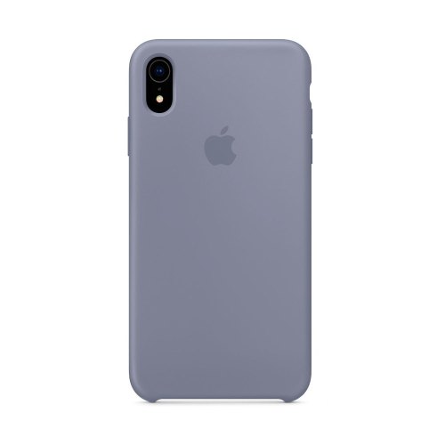 Чохол Silicone Case Full Cover iPhone Xr (lavender gray)