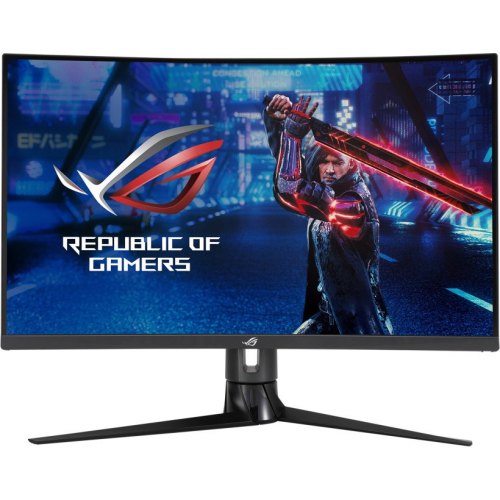 Монітор Asus 31.5 ROG Strix XG32VC HDMI, DP, USB-C, VA, 2560x1440, 170Hz, 1ms, sRGB 125%, CURVED, FreeSync, HAS, HDR400