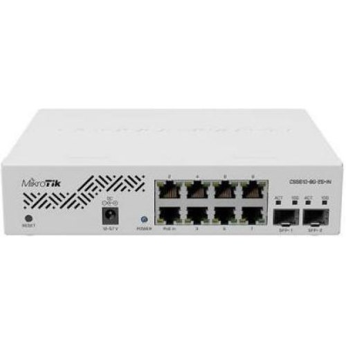 Комутатор Mikrotik CSS610-8G-2S+IN