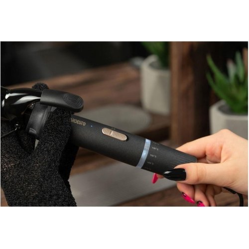 Плойка Ardesto HC-730G, 45Вт, D -32mm, 90-180C, кераміка, чорний