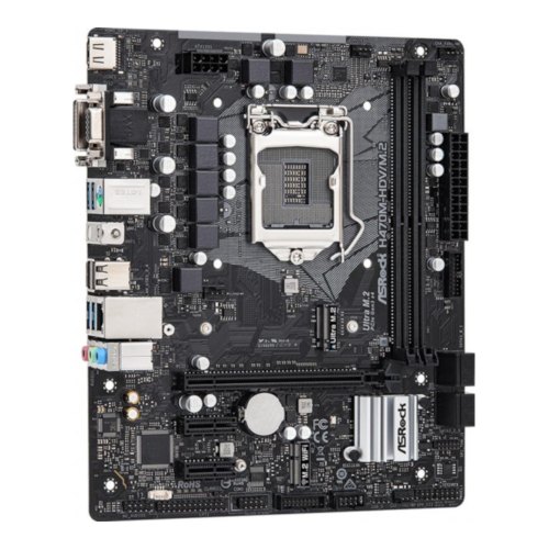 Материнська плата ASRock H470M-HDV s1200 H470 2xDDR4 HDMI-DVI-VGA mATX
