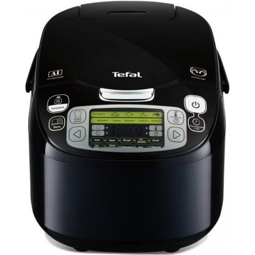 Мультиварка Tefal Fuzzy Logic, 750Вт, чаша-5л, електронне керув., пластик, чорний