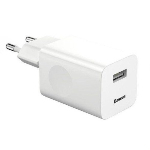 МЗП BASEUS Charging Quick Charger 24W 1USB/2A White