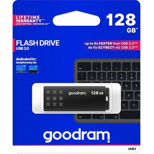 GOODRAM 128 GB UME3 USB3.0 Black (UME3-1280K0R11)