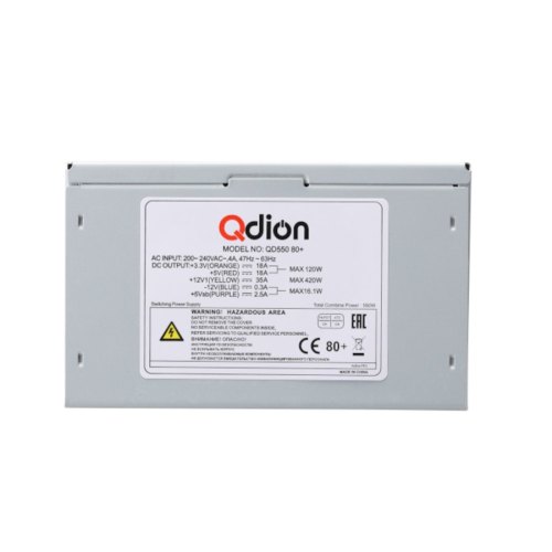 Блок живлення Qdion QD550 (QD550 80+) 550Вт