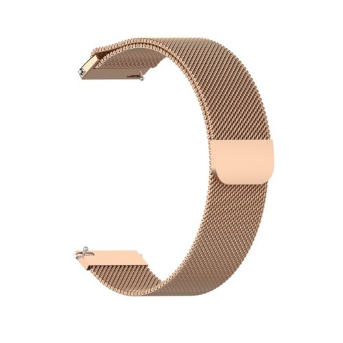 Браслет Milanese Loop для Xiaomi Amazfit / Samsung  22 mm, Rose Gold