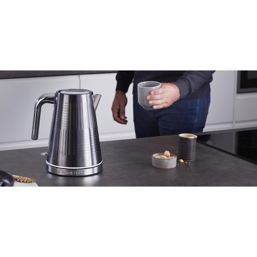Електрочайник Russell Hobbs Geo Steel, 1.7л, метал, чорний