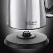 Електрочайник Russell Hobbs Victory 1л, метал, сріблясто-чорний