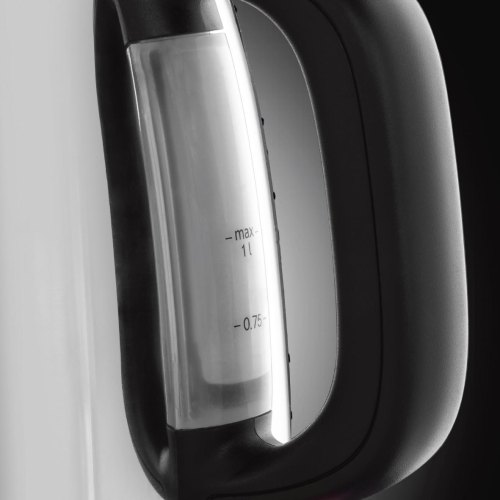 Електрочайник Russell Hobbs Victory 1л, метал, сріблясто-чорний