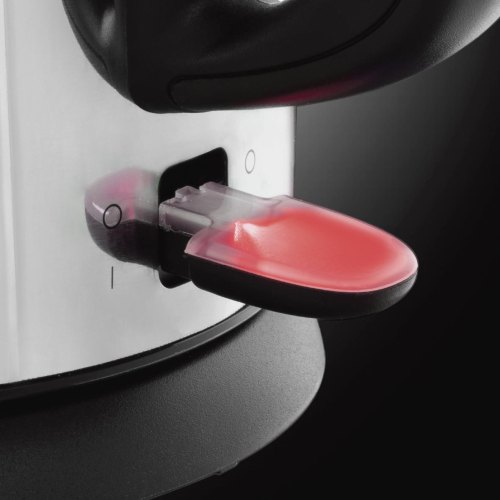 Електрочайник Russell Hobbs Victory 1л, метал, сріблясто-чорний