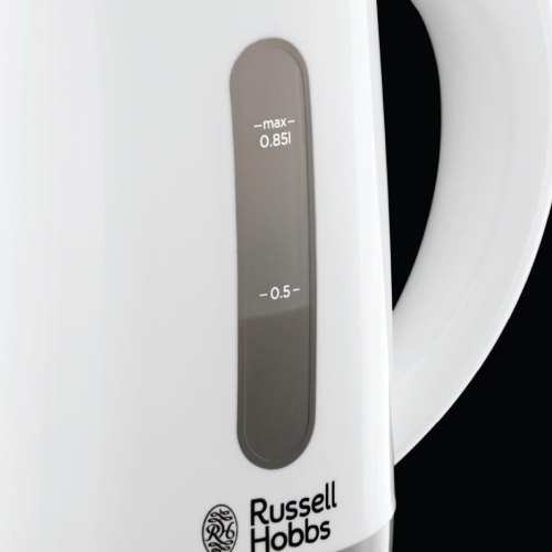 Електрочайник Russell Hobbs Travel 0.85л, пластик, білий