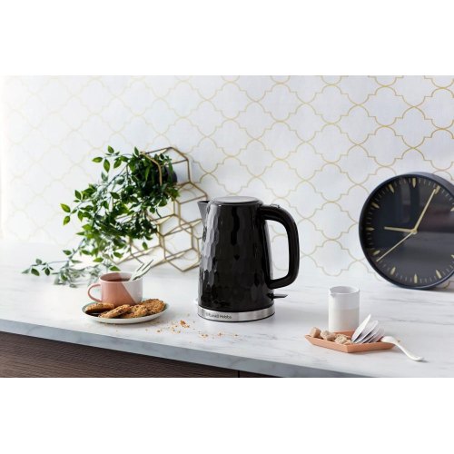 Електрочайник Russell Hobbs Honeycomb 1.7л, пластик, чорний