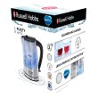 Електрочайник Russell Hobbs Purity 1л, скло, з фільтром Brita, сріблясто-чорний