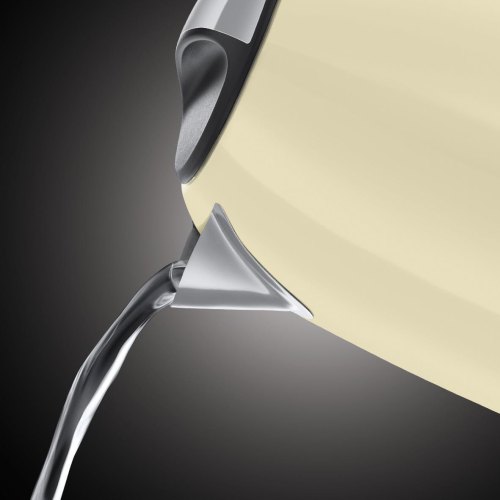 Електрочайник Russell Hobbs Colours Plus Classic 1.7л, метал, бежево-чорний