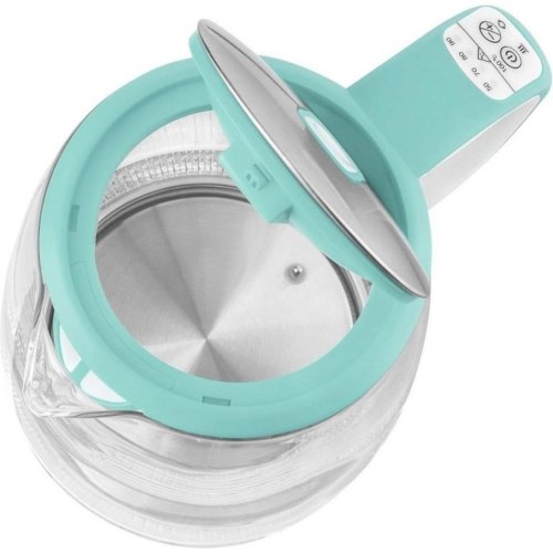 Електрочайник Sencor 2л, Strix, скло, 5 темп.реж, зелений