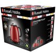 Електрочайник Russell Hobbs Colours Plus Mini 1л, метал, червоно-чорний