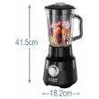 Блендер Russell Hobbs стаціонарний Matte Black 650Вт, чаша-1500мл, чорний