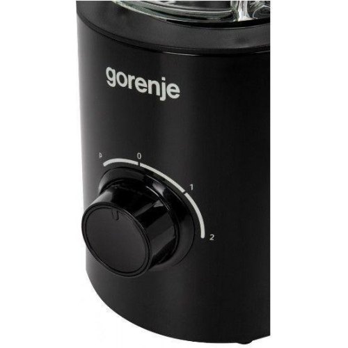 Блендер Gorenje стаціонарний 800Вт, чаша-1500мл, скло, чорний
