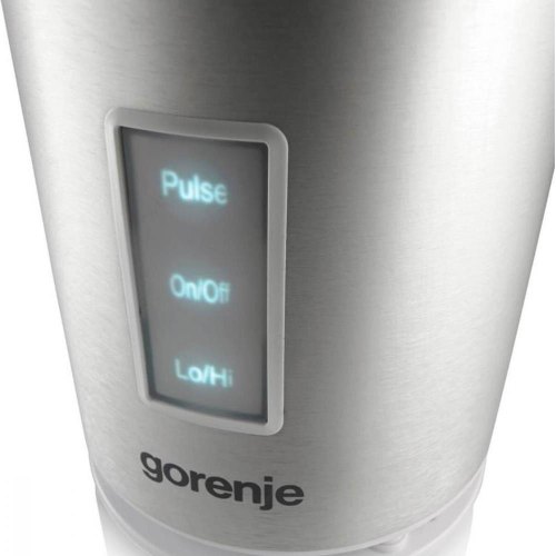 Блендер Gorenje стаціонарний 1200Вт, чаша-1000мл, подрібнювач, сріблястий