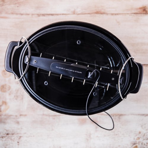 Повільноварка Russell Hobbs SouseVide, 350Вт, чаша-6.5л, електронне керув., 2 щупи, вакууматор, нерж. сталь, чорний