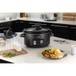 Повільноварка Russell Hobbs SouseVide, 350Вт, чаша-6.5л, електронне керув., 2 щупи, вакууматор, нерж. сталь, чорний