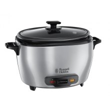 Рисоварка Russell Hobbs MaxiCook, 1000Вт, чаша-5л, електронне керув., нерж. сталь, чорний