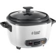Рисоварка Russell Hobbs, 500Вт, чаша-3.3л, механічне керув., знімна кришка, нерж. сталь, чорно-білий