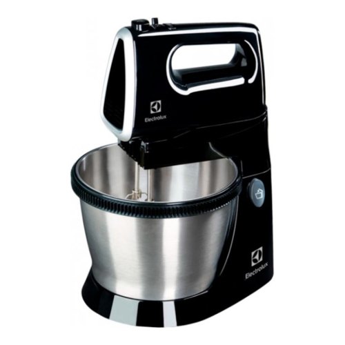 Міксер Electrolux стаціонарний 450Вт, насадки-4, чаша-металл, 3.5л, чорний