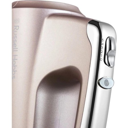 Міксер Russell Hobbs ручний Smoky Quartz, 350Вт, насадки-4, турборежим, сріблястий