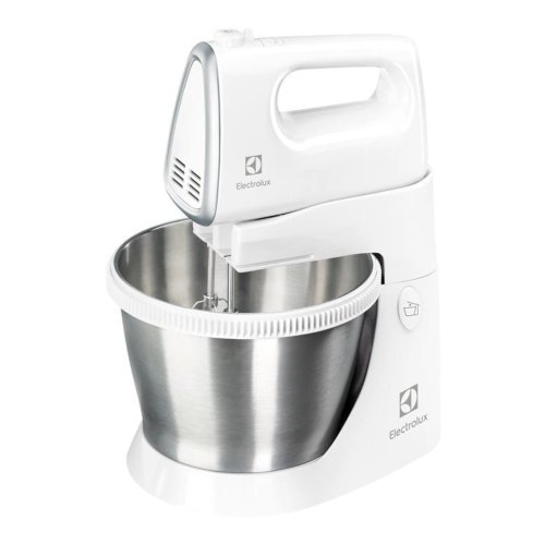 Міксер Electrolux стаціонарний 450Вт, насадки-4, чаша-металл, 3.5л, білий