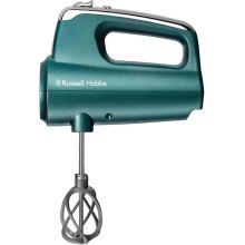 Міксер Russell Hobbs ручний Turquoise, 350Вт, насадки-4, турборежим, бірюзовий