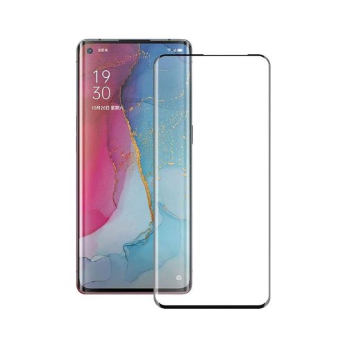 Захисне скло 3D PowerPlant для OPPO Reno4 Pro, Black