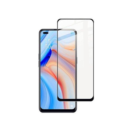 Захисне скло Full screen PowerPlant для OPPO Reno4 Lite, Black