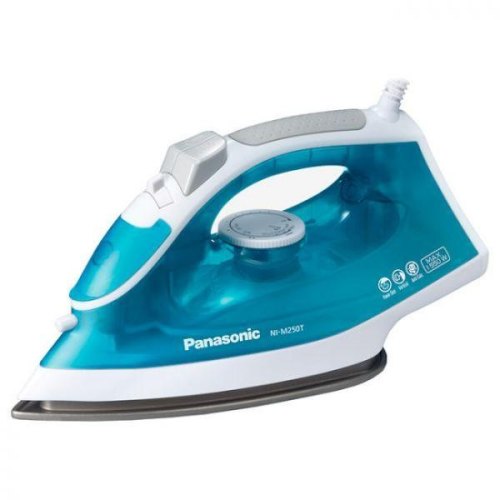 Праска PANASONIC, 1550Вт, 210мл, постійна пара - 15гр, керам. підошва, голубий