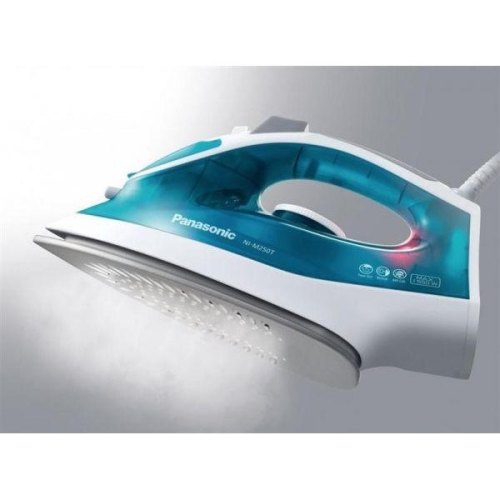 Праска PANASONIC, 1550Вт, 210мл, постійна пара - 15гр, керам. підошва, голубий