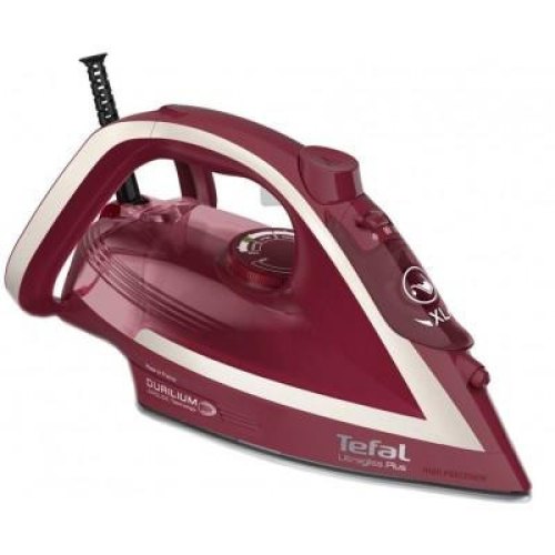 Праска Tefal Ultragliss Plus, 2800Вт, 270мл, паровий удар -260гр, постійна пара - 50гр, керам. підошва, бордовий