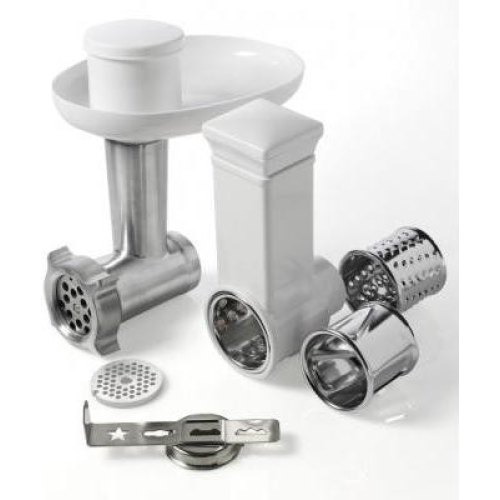 Кухонна машина Gorenje 1000Вт, чаша-метал, корпус-метал, сріблясто-червоний