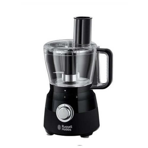 Кухонна машина Russell Hobbs Matte Black 600Вт, чаша-пластик, корпус-пластик, чорний