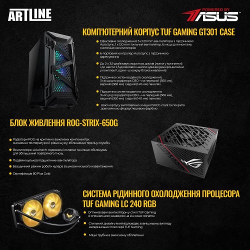 Персональний комп'ютер ArtLine Gaming TUF v35 (TUFv35)