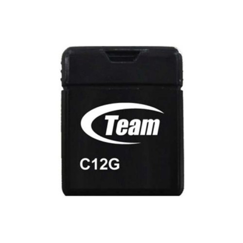 USB флеш, 4GB, Team C12G Black (TC12G4GB01) пластик, чорний, USB 2.0