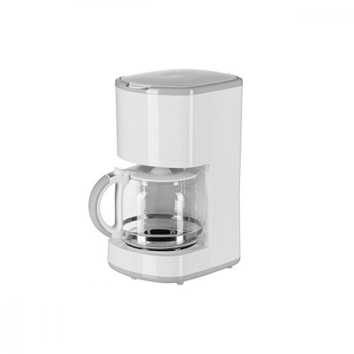 Кавоварка Ardesto крапельна White stripes 1.5л, мелена, біло-сірий