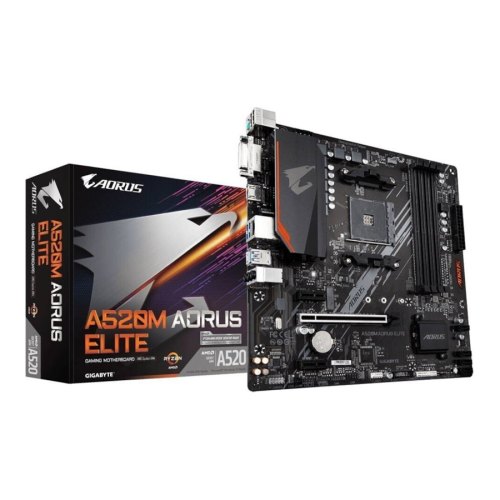 Материнська плата Gigabyte A520M Aorus Elite