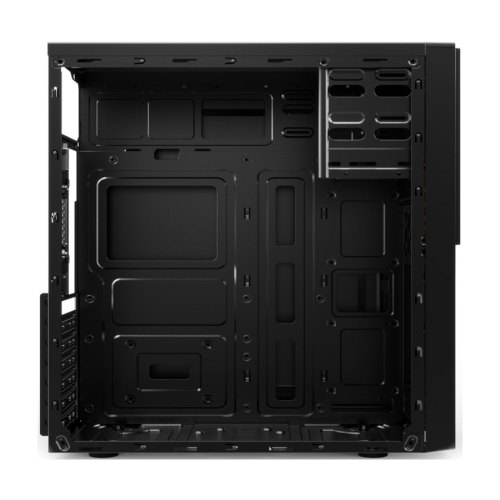 Корпус 2E ALFA (E190-3U) MidT,2xUSB2.0,1xUSB3.0,сталь(бокова панель), без БЖ,чорний