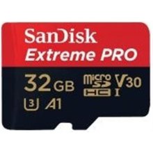 microSDHC карта 32Gb SanDisk Extreme Pro A1, UHS-I U3, class10 з SD адаптером (SDSQXCG-032G-GN6MA) Up to: 100MB/s, 90MB/s