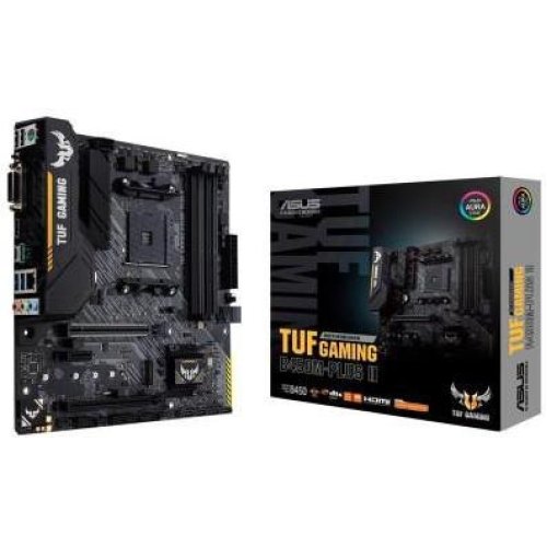Материнська плата Asus (TUF GAMING B450M-PLUS II) sAM4 4DDR4/DVI/HDMI/3*PCIe/1xM.2