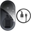 Бездротовий зарядний пристрій Baseus Simple 2in1 Wireless Charger Pro Edition For Phones+Pod