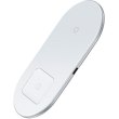 БЗП Baseus Simple 2in1 Wireless Charger 18W Max For Phones+Pods White