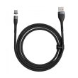Кабель Baseus Zinc Magnetic Safe Fast Charging Data Cable USB to Type-C 3A 1m Gray+Black